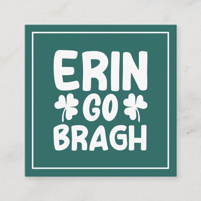 Erin Go Bragh-60850 Enclosure Card (Front)