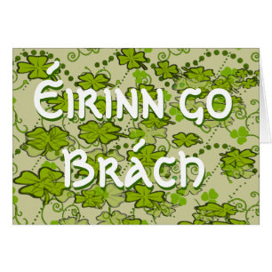 Erin Go Bragh Gaelic phrase Ireland Forever