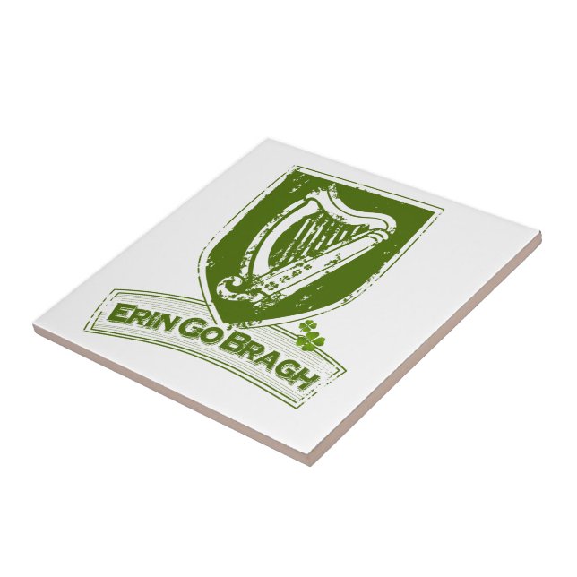 Erin go Bragh (Harp Grn) Tile (Side)