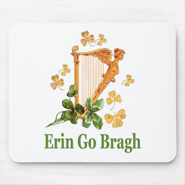 Erin Go Bragh - Ireland Forever Mouse Mat (Front)