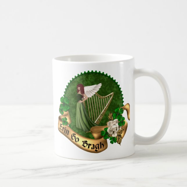 Erin Go Bragh Irish Coffee Mug (Right)