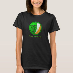 'erin Go Bragh'  Irish Flag With Irish Harp T-Shirt