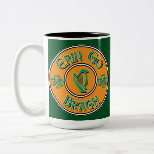 Erin Go Bragh Irish Logo Mug