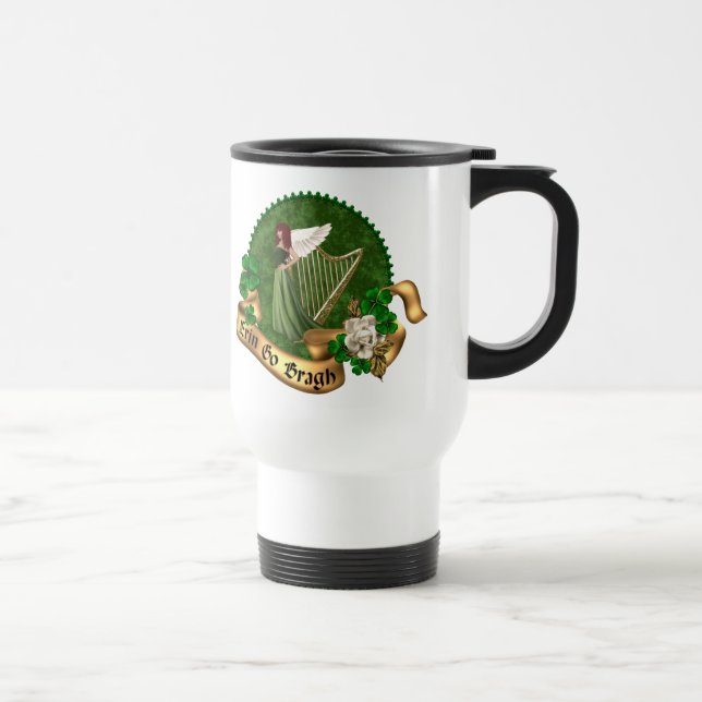 Erin Go Bragh Irish Travel Mug (Right)