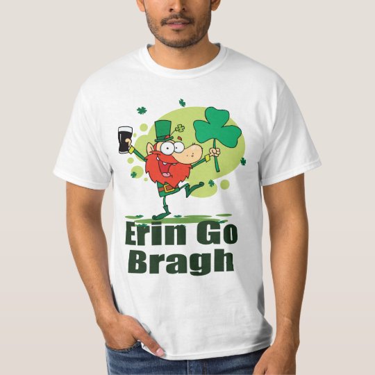 Erin Go Bragh Leprechaun with Stout T-Shirt