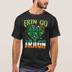 -Erin Go Bragh Shamrock St. Patrick’s Design-60879 T-Shirt