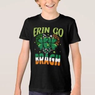 -Erin Go Bragh Shamrock St. Patrick’s Design-60879 Tri-Blend Shirt