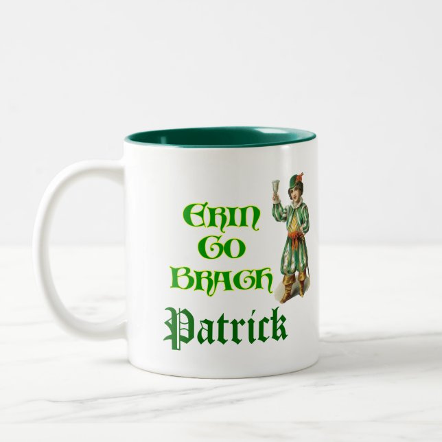 Erin Go Braugh Custom Irish Saying Mug (Left)