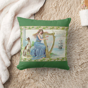 Erin Mavourneen Irish Throw Pillow