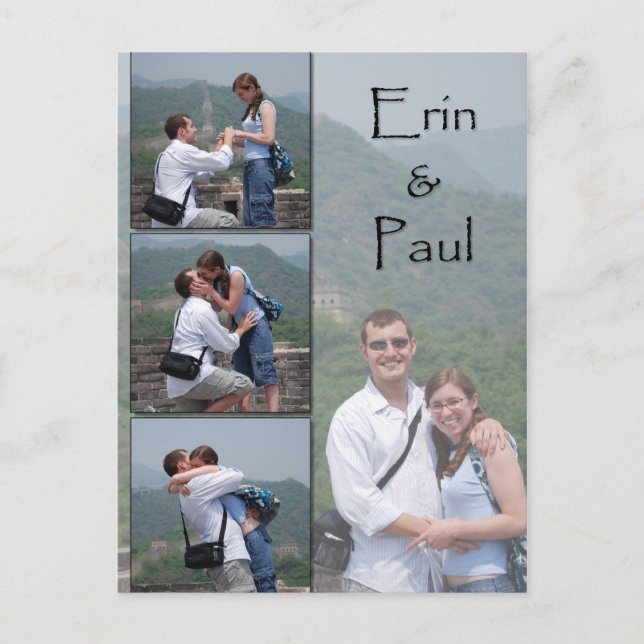 Erin & Paul - Save the Date Postcard (Front)