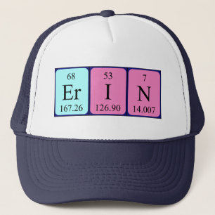 Erin periodic table name hat
