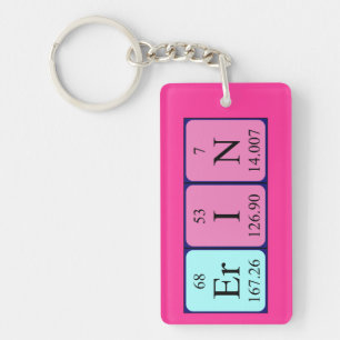 Erin periodic table name keyring