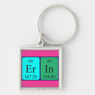 Erin periodic table name keyring