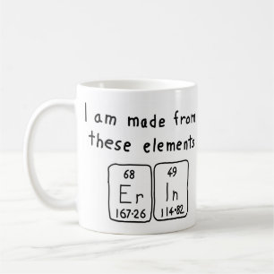 Erin periodic table name mug