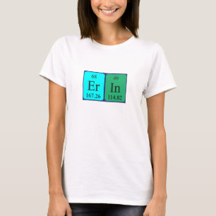 Erin periodic table name shirt