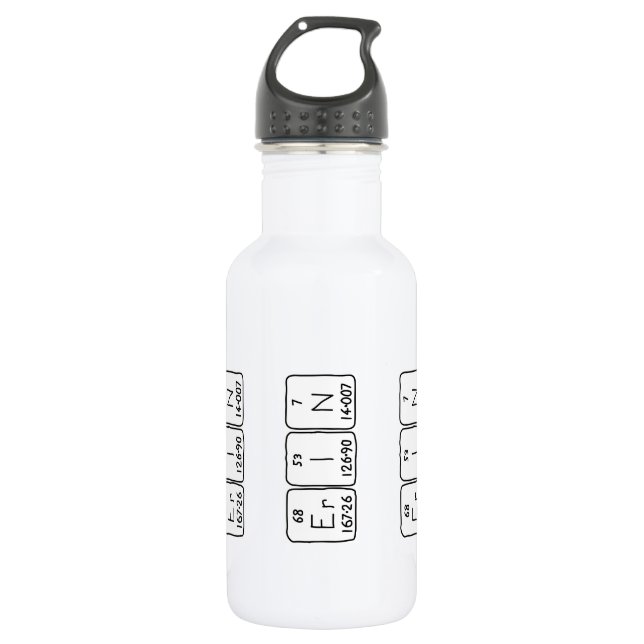 Erin periodic table name water bottle (Front)