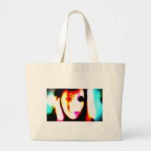 ErinElise vs Marilyn Manson Large Tote Bag