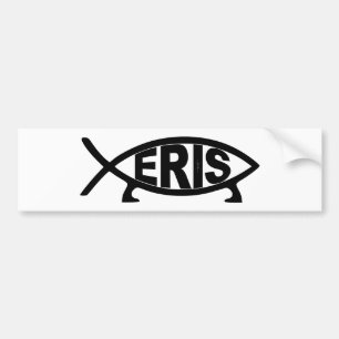 Eris fishy bumper sticker