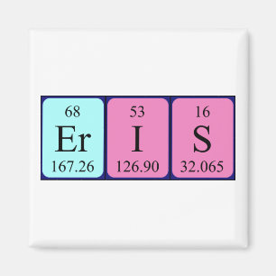 Eris periodic table name magnet
