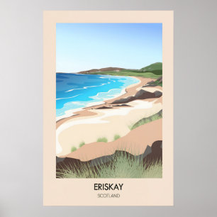 Eriskay Scotland Travel Poster