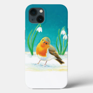 Erithacus rubecula iPhone 13 case