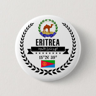 Eritrea 6 Cm Round Badge