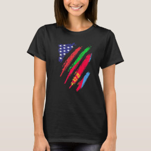 Eritrea American Grown Flag USA Patriot Heritage M T-Shirt