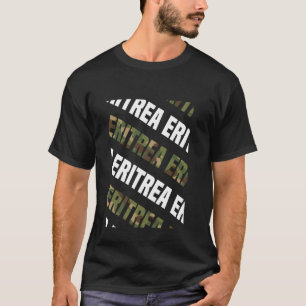 Eritrea Camo Pattern Green Camouflage T-Shirt