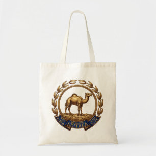 Eritrea country coat arms symbol emblem flag camel tote bag