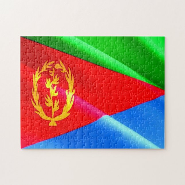 Eritrea - Eritrean Flag - Jigsaw Puzzle (Horizontal)