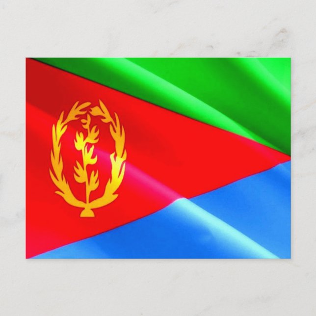 Eritrea - Eritrean Flag - Postcard (Front)
