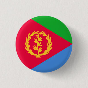 Eritrea Flag 3 Cm Round Badge