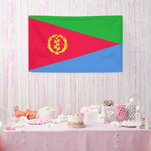 Eritrea flag banner (Party)
