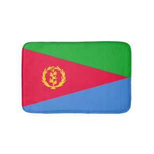 Eritrea flag bath mat