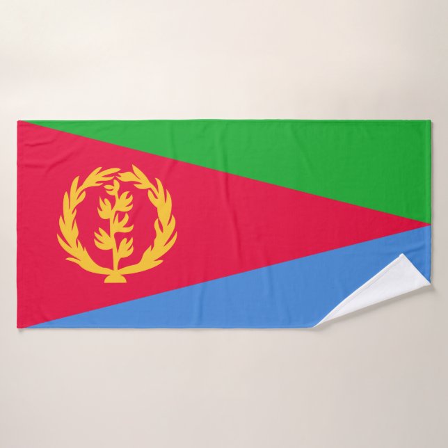 Eritrea Flag Bath Towel Set (Bath Towel)