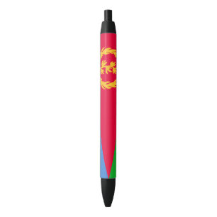 Eritrea Flag Black Ink Pen