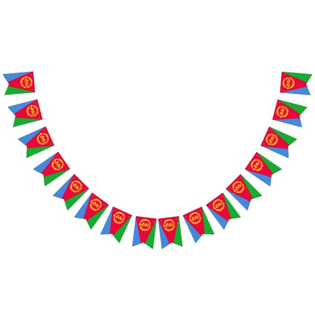Eritrea flag bunting banner (All)