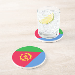 Eritrea flag coaster