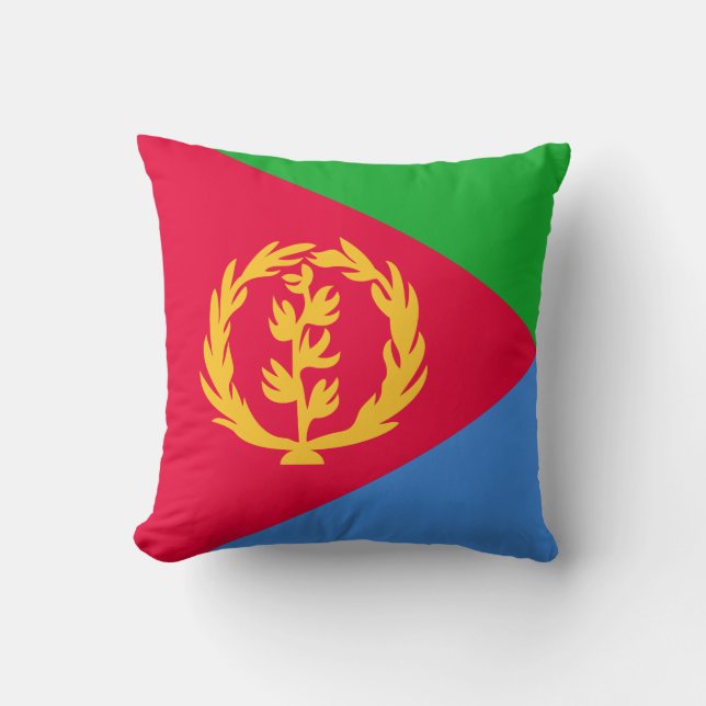 Eritrea Flag Cushion (Front)