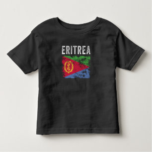 Eritrea Flag Distressed - Eritrean Flag Toddler T-Shirt