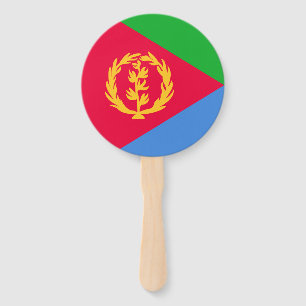 Eritrea Flag Hand Fan