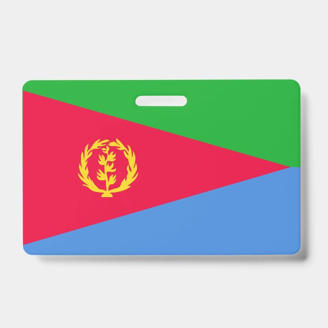 Eritrea flag ID badge (Front)