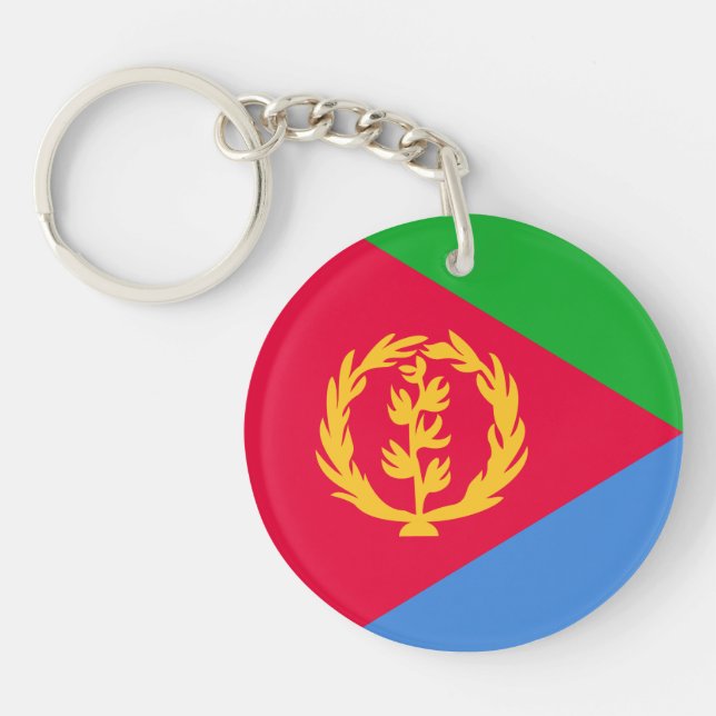 Eritrea Flag Key Ring (Front)