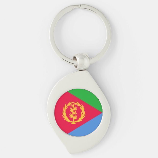 Eritrea Flag Key Ring (Front)
