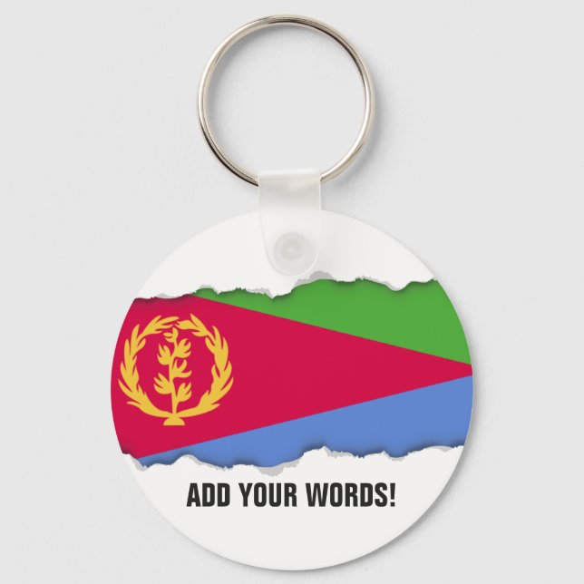 Eritrea Flag Key Ring (Front)