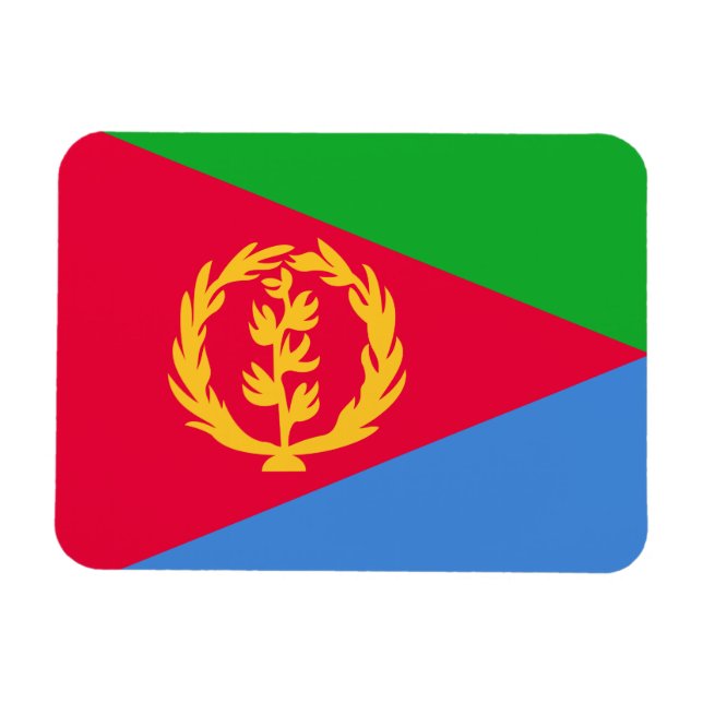 Eritrea Flag Magnet (Horizontal)