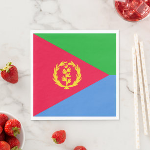 Eritrea flag napkin