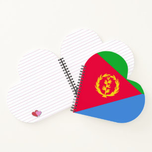 Eritrea flag notebook