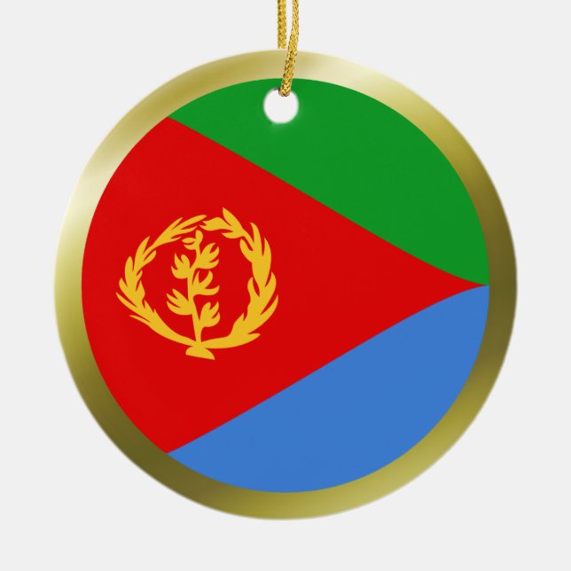 Eritrea Flag Ornament (Front)