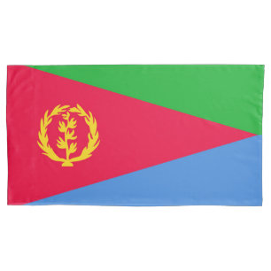 Eritrea flag pillowcase